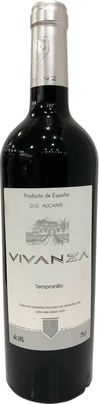 Vivanza Tempranillo 2020 - Fotografía principal del producto