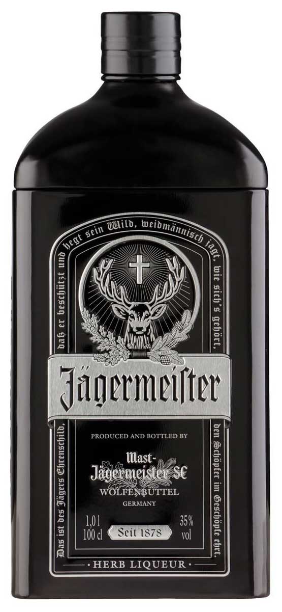 Jagermeister Black Tin 1 Liter Kaufen Likör Jagermeister Black Tin