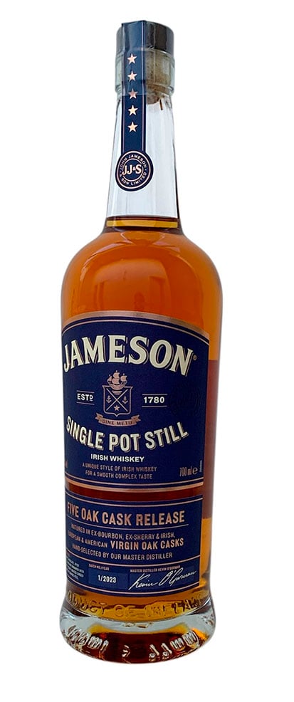 Other products of Jameson : Jameson Single Pot Still Five Oak Cask Release - Image of the product