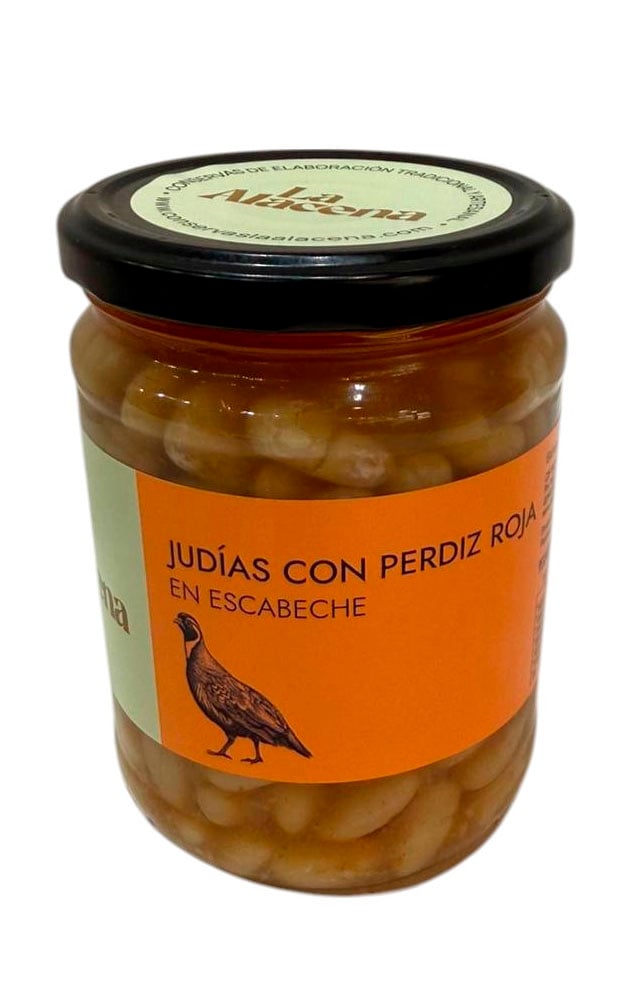 Otros productos de La Alacena : Judias con Perdiz Roja en Escabeche 420 g - Imagen del producto