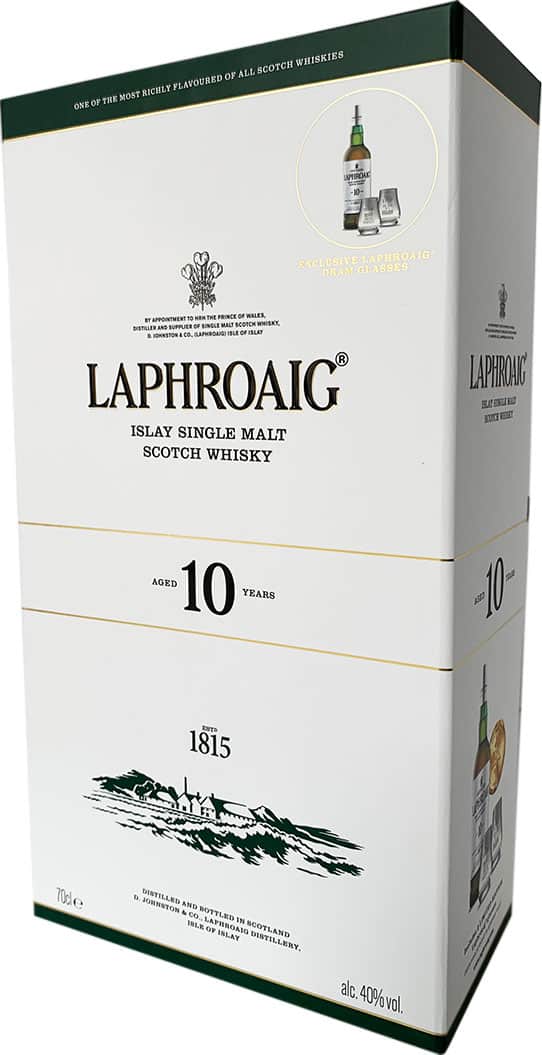 Clientes que compraron Capitán Morgan White 1 Litro (Jamaica), también han comprado Laphroaig Reserva 10 Años + 2 Vasos (Islay)