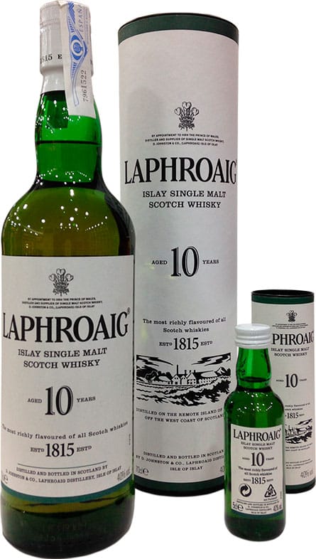 Clientes que compraron Barceló Añejo 1 Litro (República Dominicana), también han comprado Laphroaig Reserva 10 Años + Miniatura 5 CL Gratis ( (Islay)