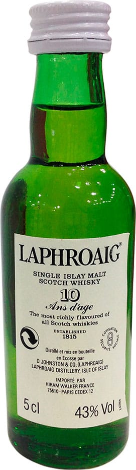 Colección de Whisky Islay : Laphroaig Reserva 10 Años 5 CL (Islay) - Imagen del producto