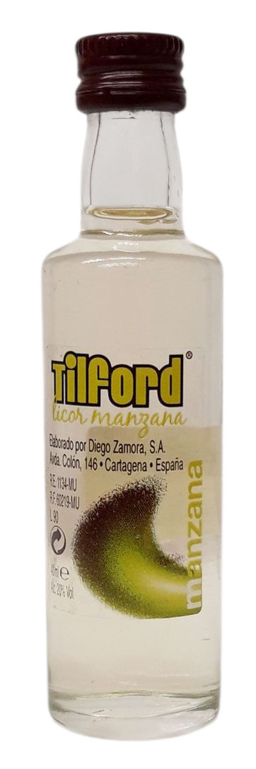 Licor de manzana Verde Tilford 4 CL