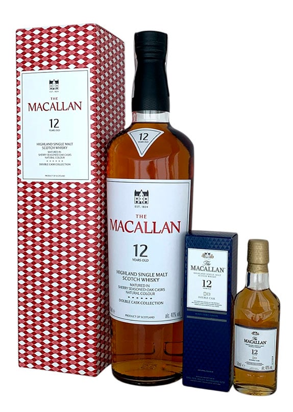 The Macallan Double Cask 12 años + Miniatura 5 CL de Regalo
