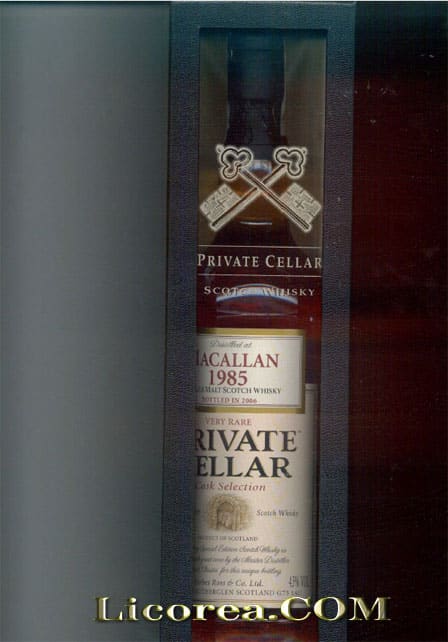 Macallan Private Cellar 1985 Reserva 19 Años (Highland)