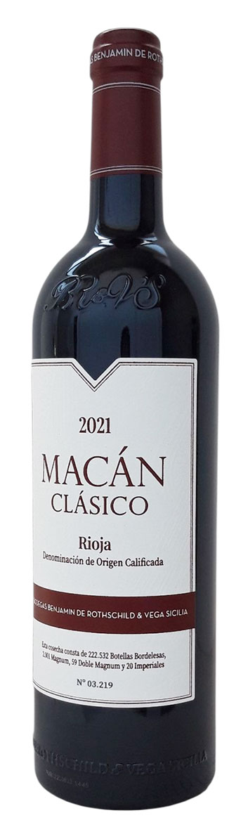 Otros productos de Vega Sicilia : Macán Clásico 2021 - Imagen del producto
