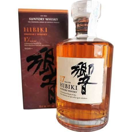 SUNTORY HIBIKI 17 Years Old 750ml 響 Suntory Hibiki 17 Year Whisky - Liquor Store New York
