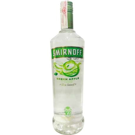 Smirnoff Green Apple (Manzana Verde) 1 Litro