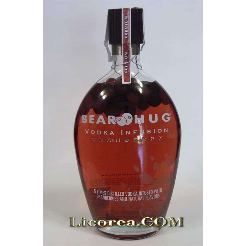 Comprar Licor Bear Hug Vodka con Arandanos 1 Litro Online Licorea