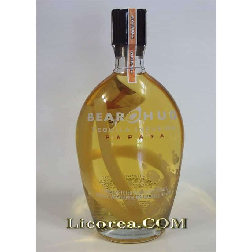 Purchase Bear Hug Tequila Infusion Papaya 1 Liter Liquor Online Low