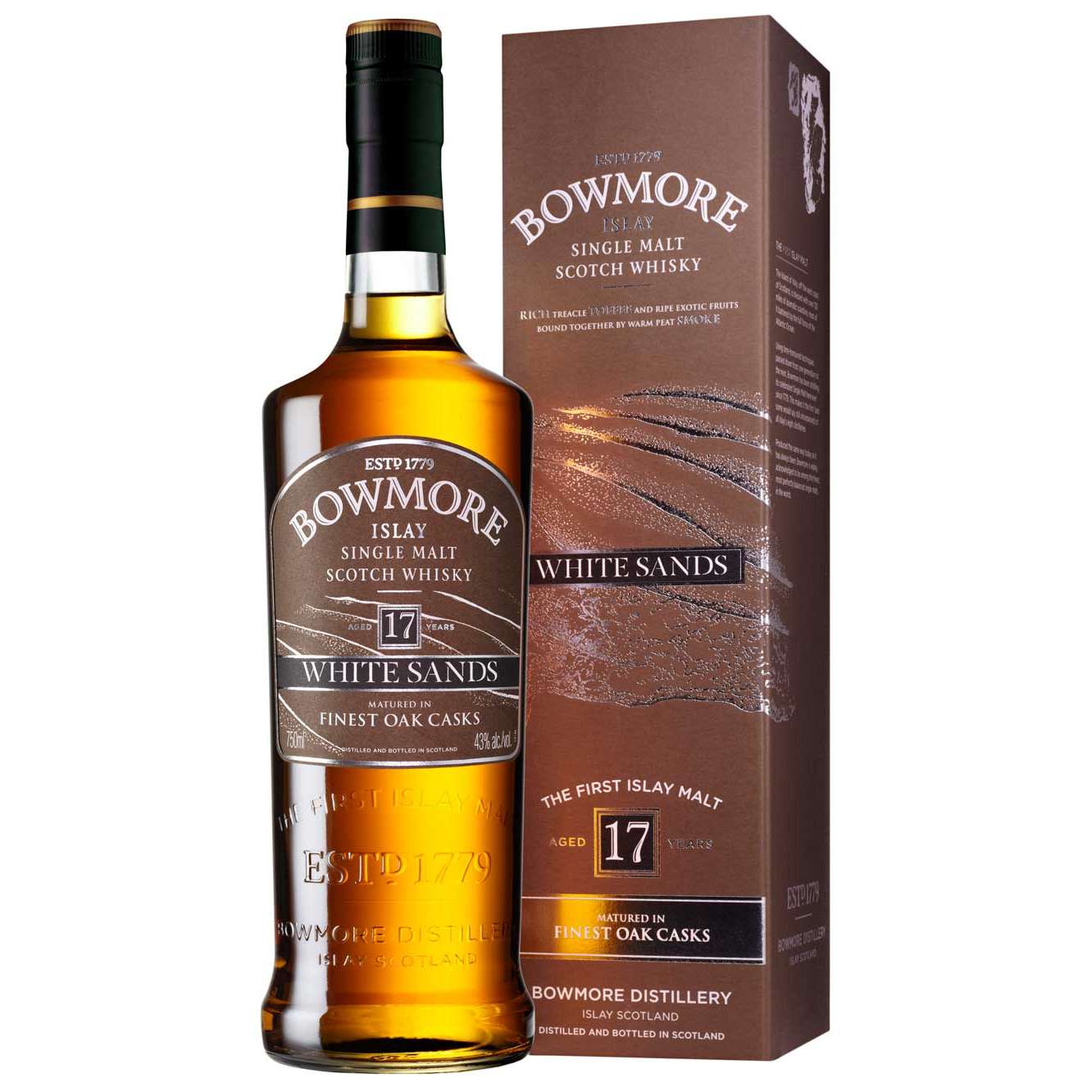 【説明必読！】Bowmore White Sands 17年 700ml 43% Bowmore 17 Years White Sands - Whisky.com