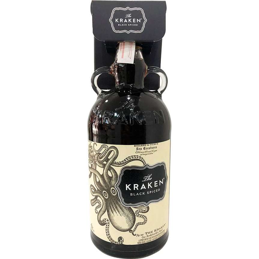 Online Kraken Black Spiced 1 Liter + Glass Rum Shop Price & Reviews Licorea