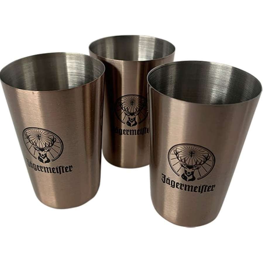 CLISPEED 2 Retro Metall Schnapsgläser - Kleine Likörbecher Für Whisky & Cocktails