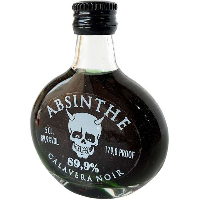 Purchase Black Calavera Absinthe 89.9 5 CL Miniatures Liquor Online