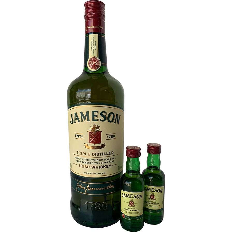 Whisky Jameson 1 Litro + 2 Jameson 5 CL Gratis precio