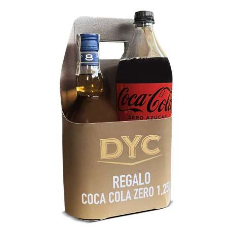 DYC Reserva 8 Years + Cocacola Zero 1.25 Liters