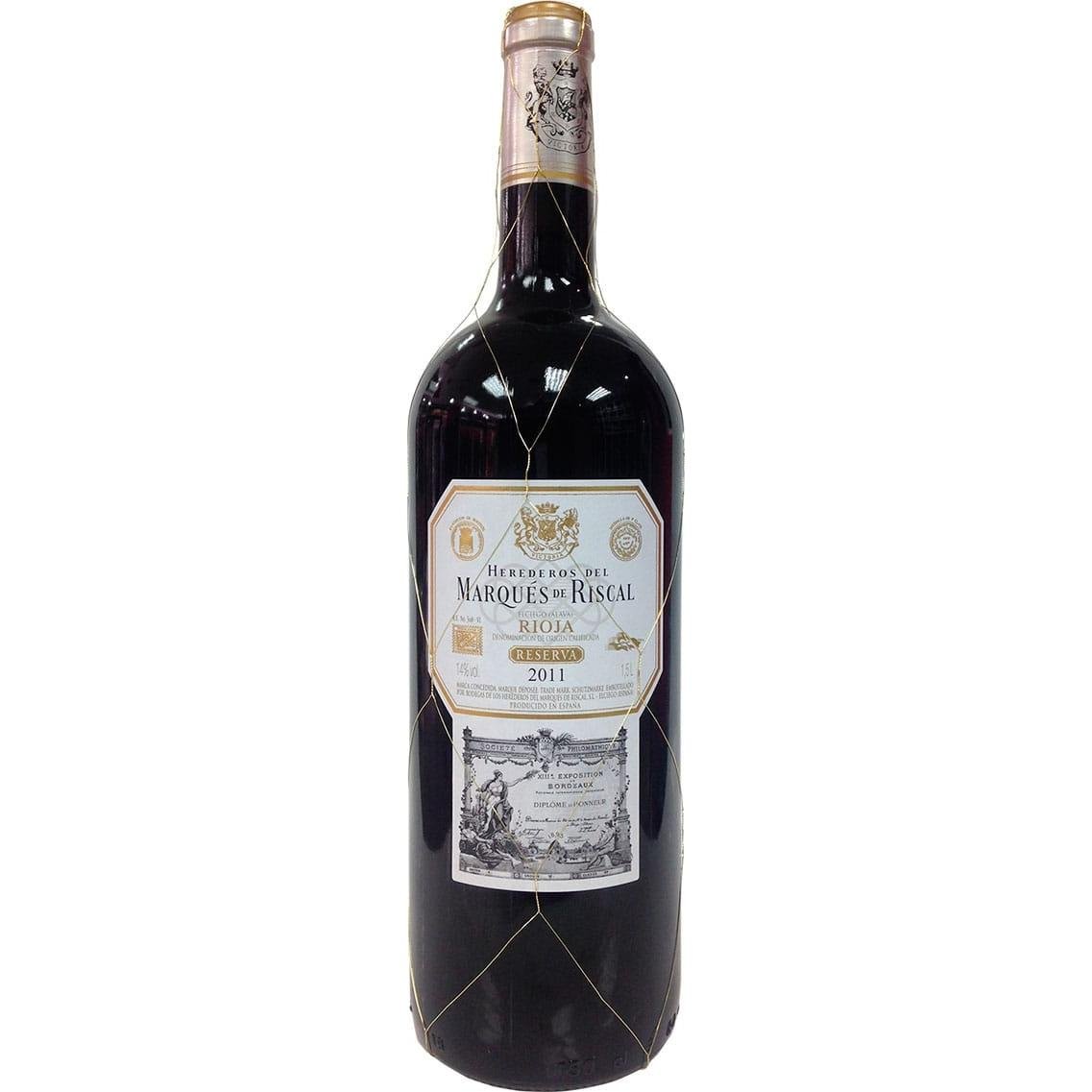 Vino Tinto Marques de Riscal Reserva 2011 1.5 Litros | LICOREA 😉