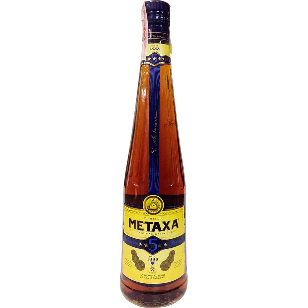 Brandy Metaxa 5 Stars 1 Litro | LICOREA 😉