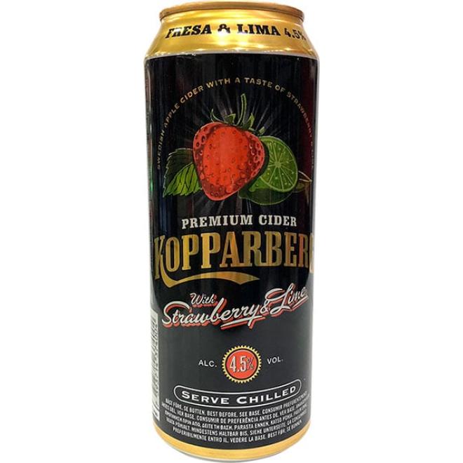 Tónica y Refrescos Kopparberg Cider Strawberry & Lime 50 CL LICOREA 😉