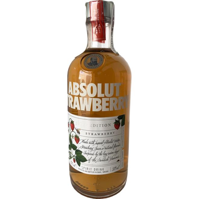Vodka Absolut Strawberry Juice Edition 50 CL | LICOREA