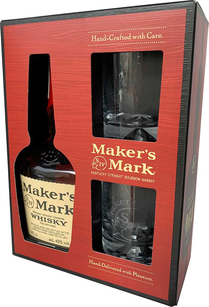 Buy Maker's Mark + 2 Glasses Whisky American Whiskey online