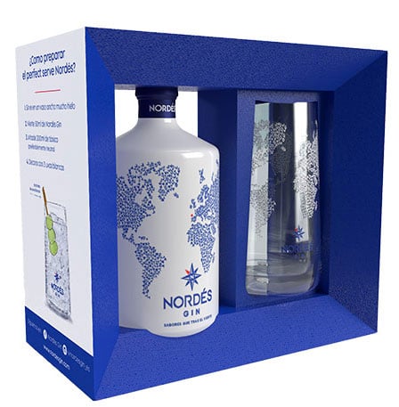 Nordes scatola con vetro (Galizia): Acquista Gin Online, Prezzi e Offerte