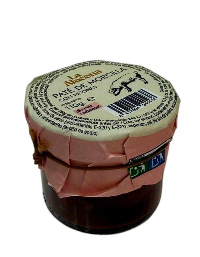 Otros productos de La Alacena : Paté de Morcilla con Piñones 110 g - Imagen del producto
