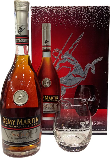 Remy Martin V.S.O.P. Nature Cask Finish + 2 Glasses Cognac price
