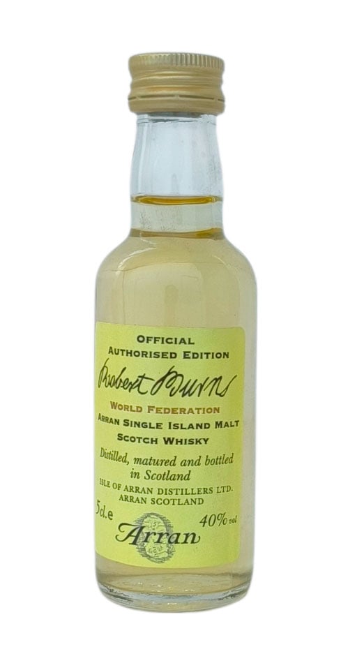 Robert Burns World Federation Arran Single Malt 5 CL