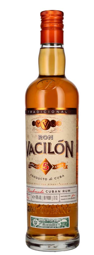 Clientes que compraron Santiago de Cuba Añejo 8 años (Cuba), también han comprado Ron Vacilón Añejo 5 Años (Cuba)