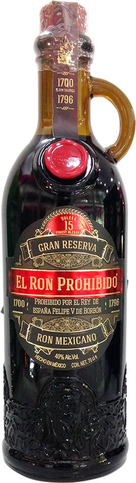 Clientes que compraron Mount Gay X.O. Triple Cask Blend (Barbados), también han comprado El Ron Prohibido Solera Gran Reserva 15 Años (Mexico)