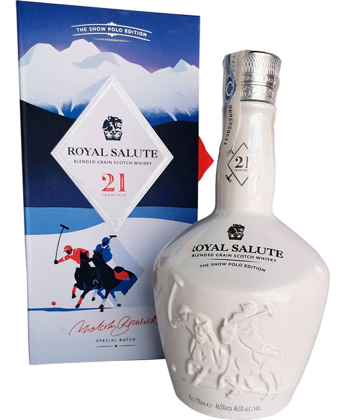 Whisky Chivas Royal Salute Reserve 21 ans Céramique Snow Polo Edition - Au  Meilleur Prix