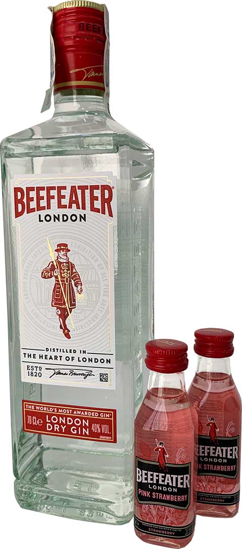 Beefeater + 2 Beefeater Pink 5 CL Gratis
