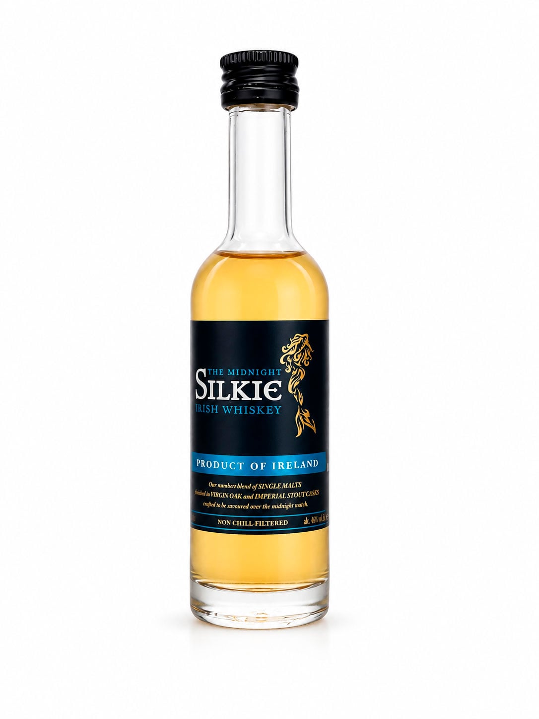 The Legendary Midnight Silkie Irish Whiskey 5 CL
