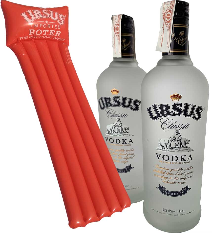 Ursus 1 Litro 50% 2 Botellas + Colchoneta (Holanda)