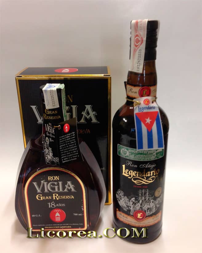 Clientes que compraron Accesorios para Vino Cod. 77, también han comprado Vigia Gran Reserva 18 años + Legendario Reserva 9 Años (Cuba)