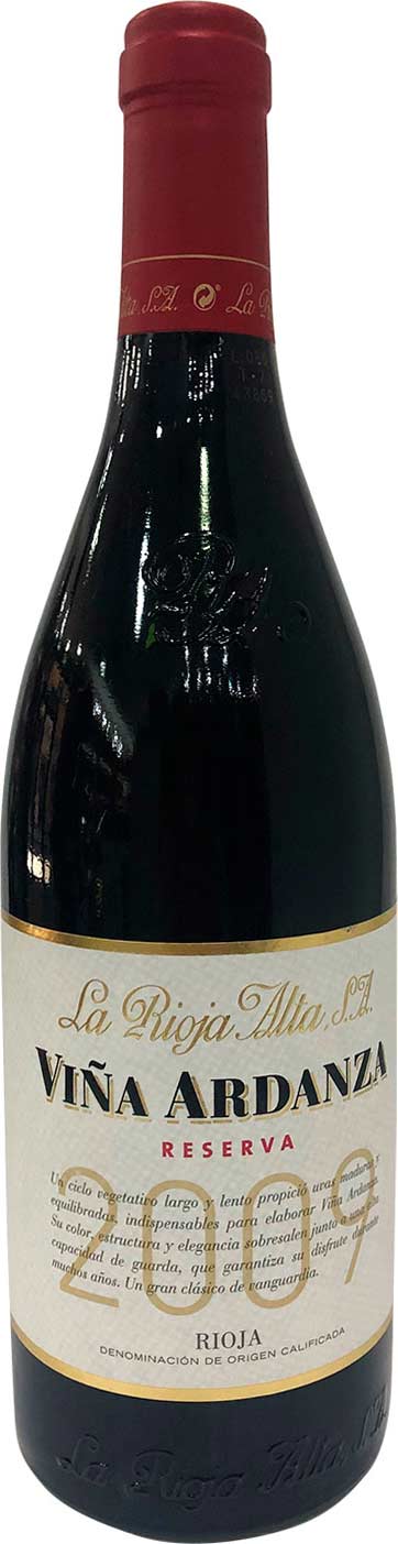 Viña Ardanza Reserva 2009