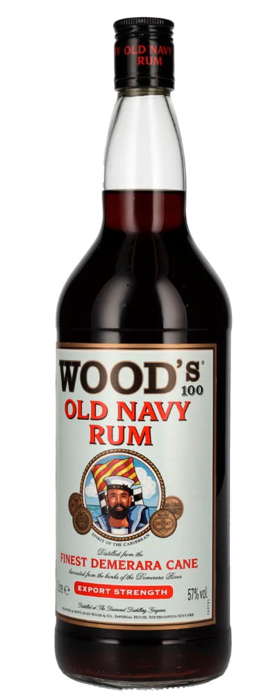 Wood’s Old Navy Rum Export Strength 1 Litro