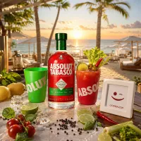 Absolut Vodka with Tabasco and Free Glasses