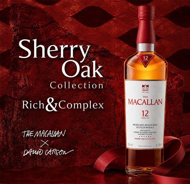 Compra Whisky Escocés The Macallan Sherry Oak Collection 12 Años 70 cl con un 27% de descuento