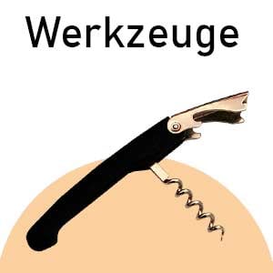 Werkzeuge für Wein